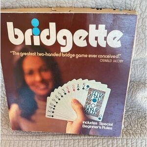 Vintage 1970 Bridgette Card Game